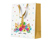 PAW Gift bag UNICORN PARTY, 20x25x10 cm, 1 pc