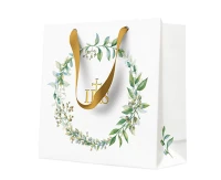 PAW Gift bag First Communion, square, 17x17x6 cm