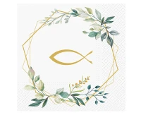 PAW Napkins Holy Communion, 33x33 cm, 20 pcs, FSC