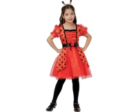 Role play-set for kids Ladybug (dress, hairband, belt), size 120/130 cm