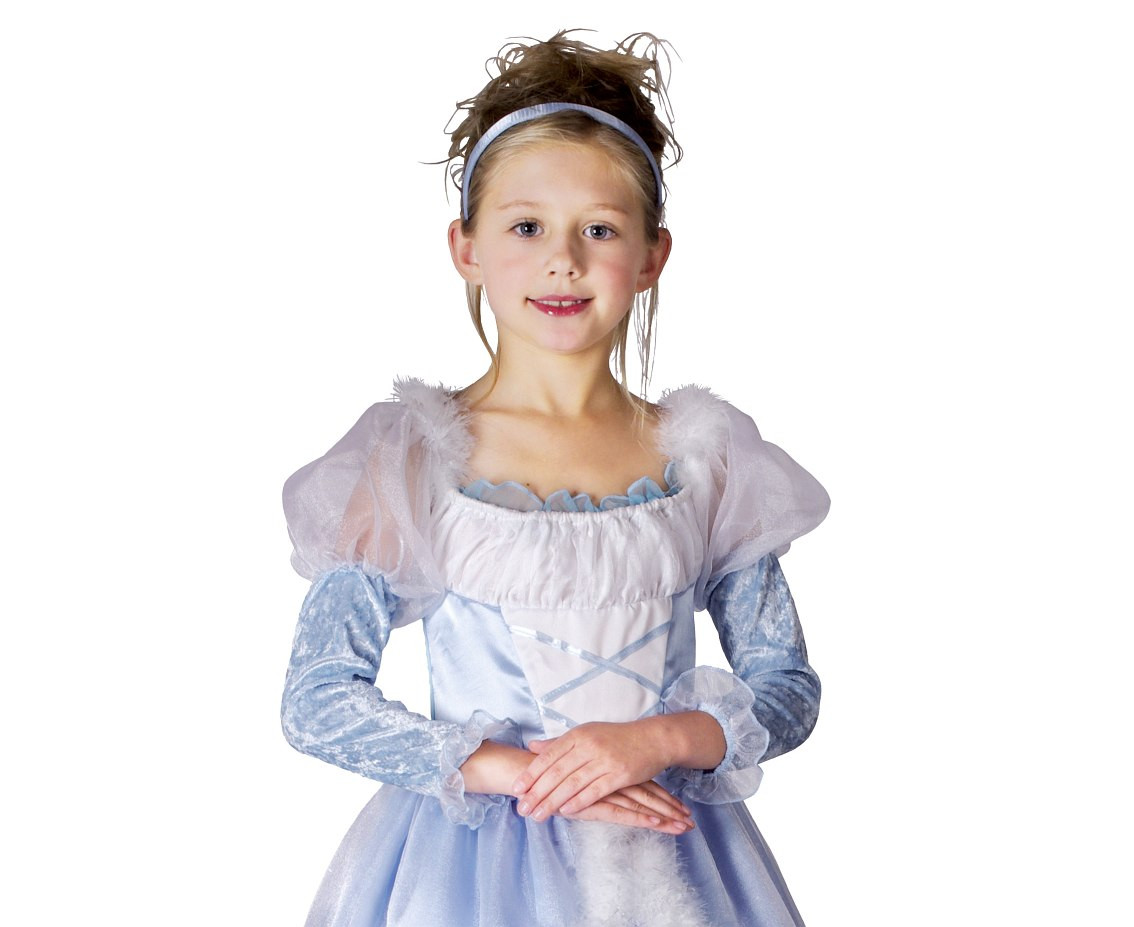 Role play-set for kids Winter Princess (dress, tiara), size 110/120 cm EOL