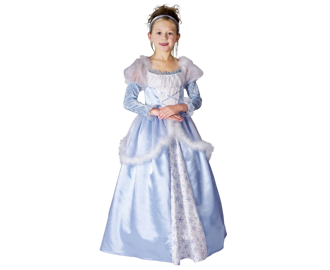 Role play-set for kids Winter Princess (dress, tiara), size 110/120 cm EOL