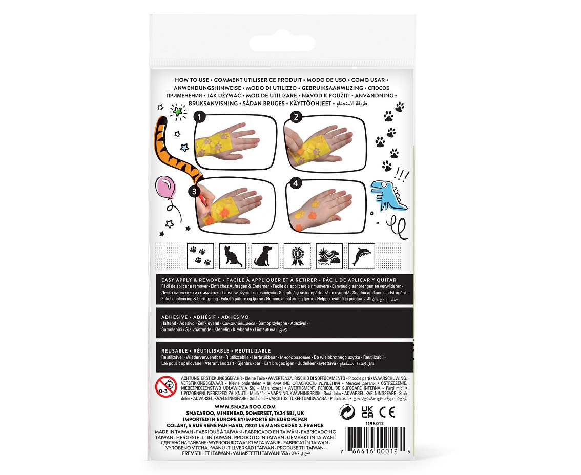 SN stencil set of 6 pcs. UNIVERSAL 1198012