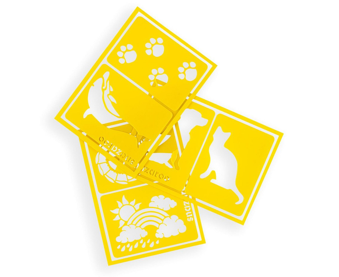SN stencil set of 6 pcs. UNIVERSAL 1198012