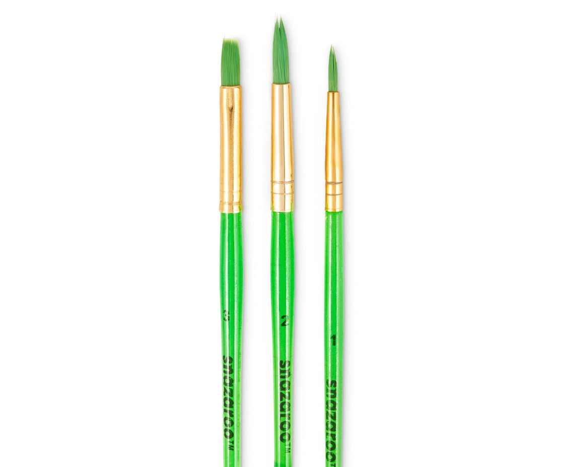 Set of 3 brushes Snazaroo