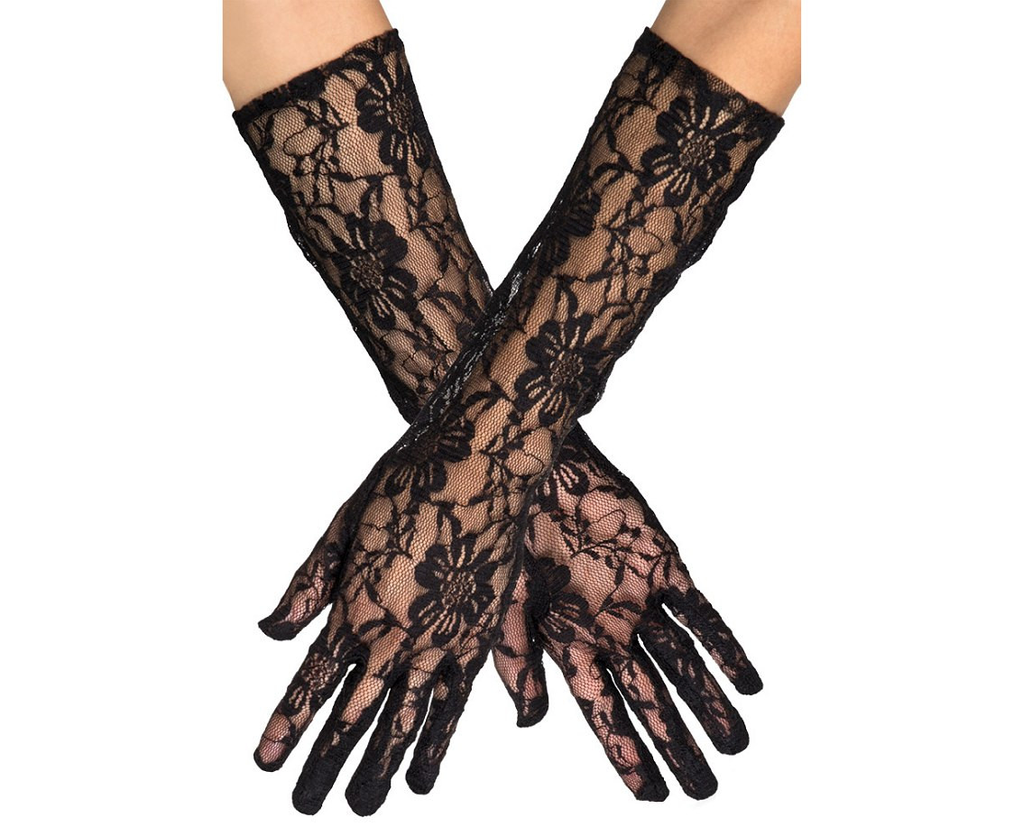 Gloves elbow, black