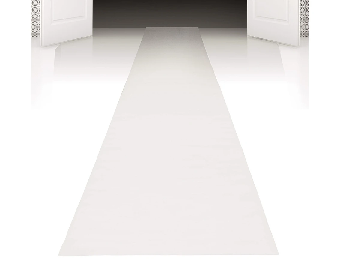 Carpet white, 450x60 cm