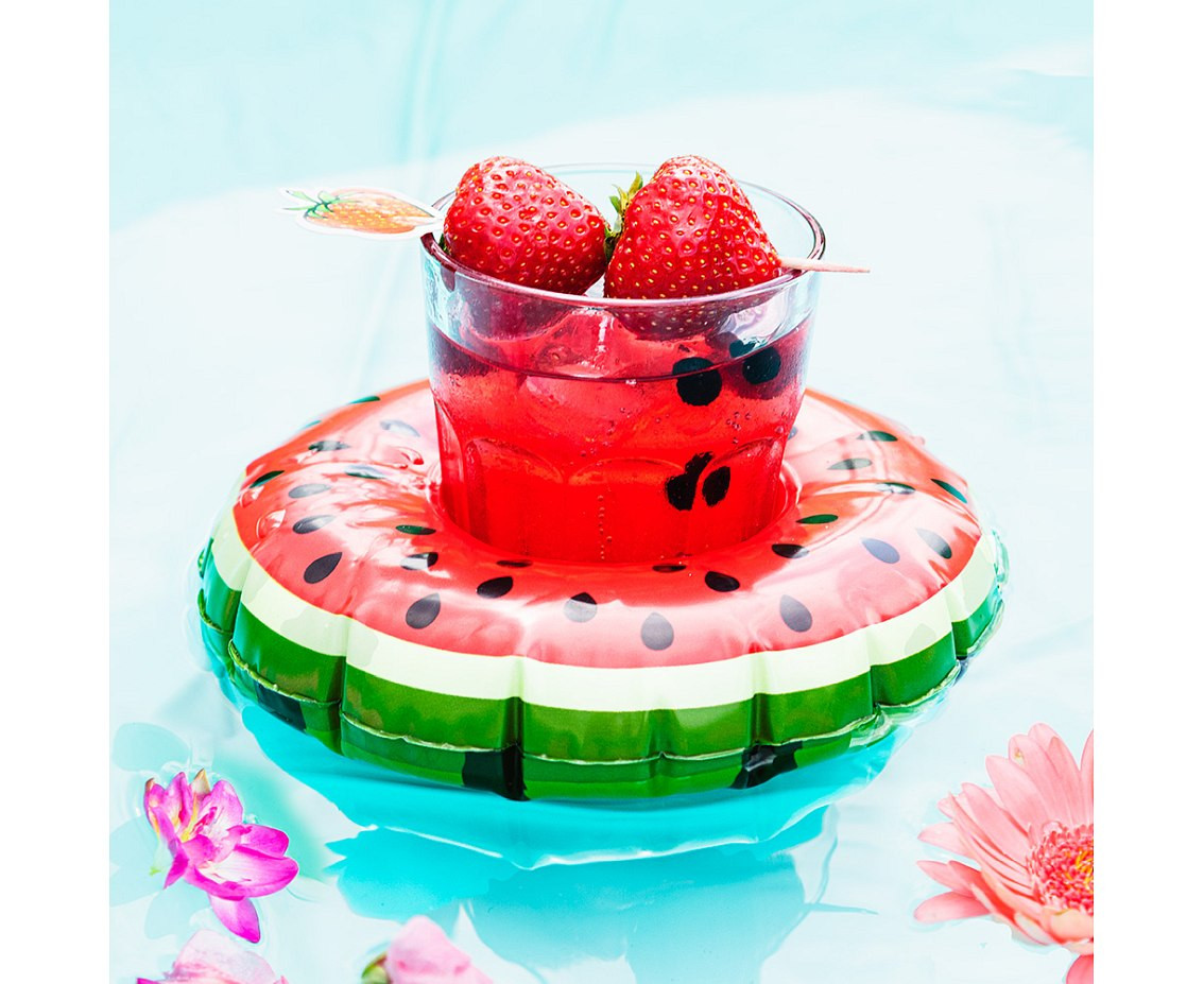 Inflatable cup holder Watermelon, 20 cm