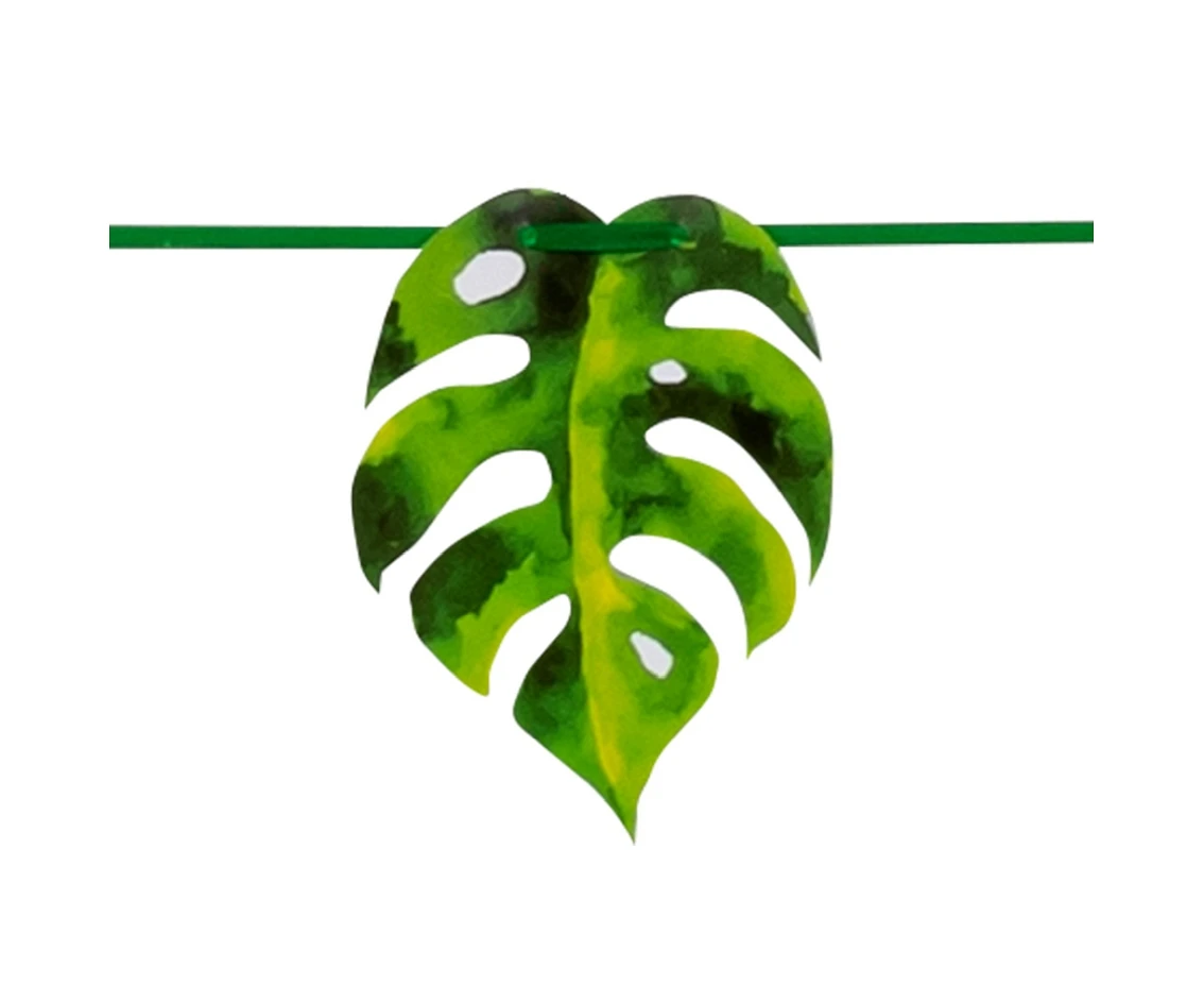 Cardboard banner Palm leaf, (3m)
