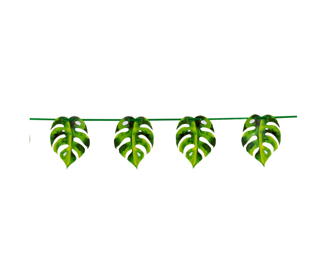 Cardboard banner Palm leaf, (3m)