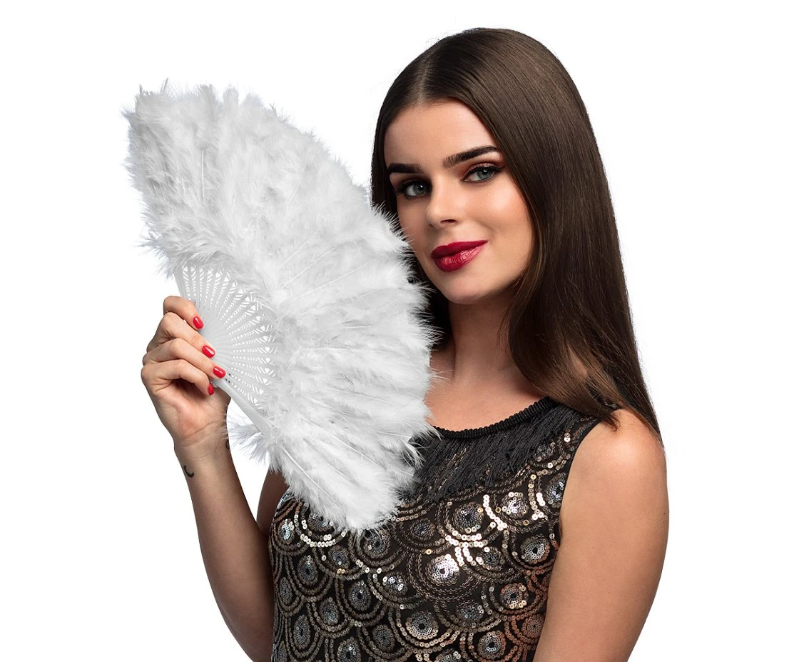 Fan Flapper, white, 23 cm