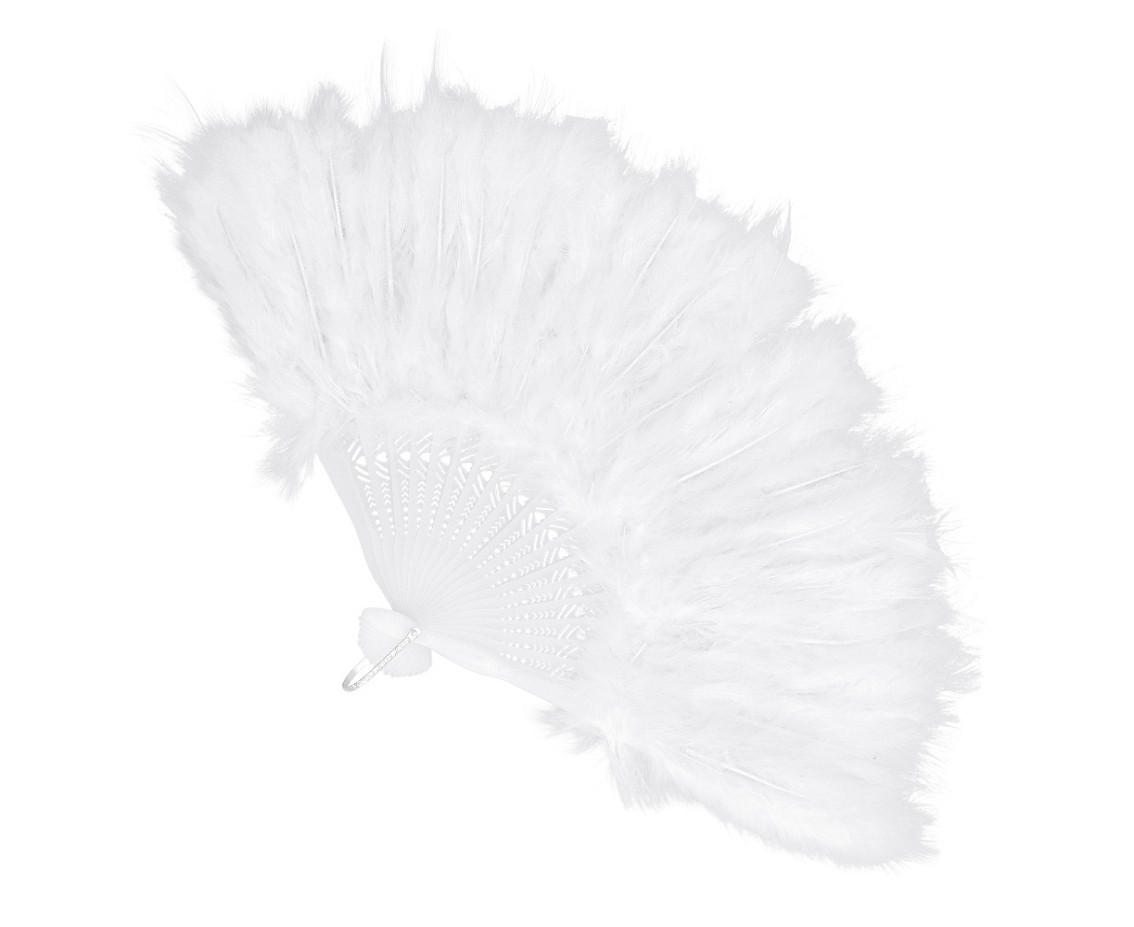 Fan Flapper, white, 23 cm