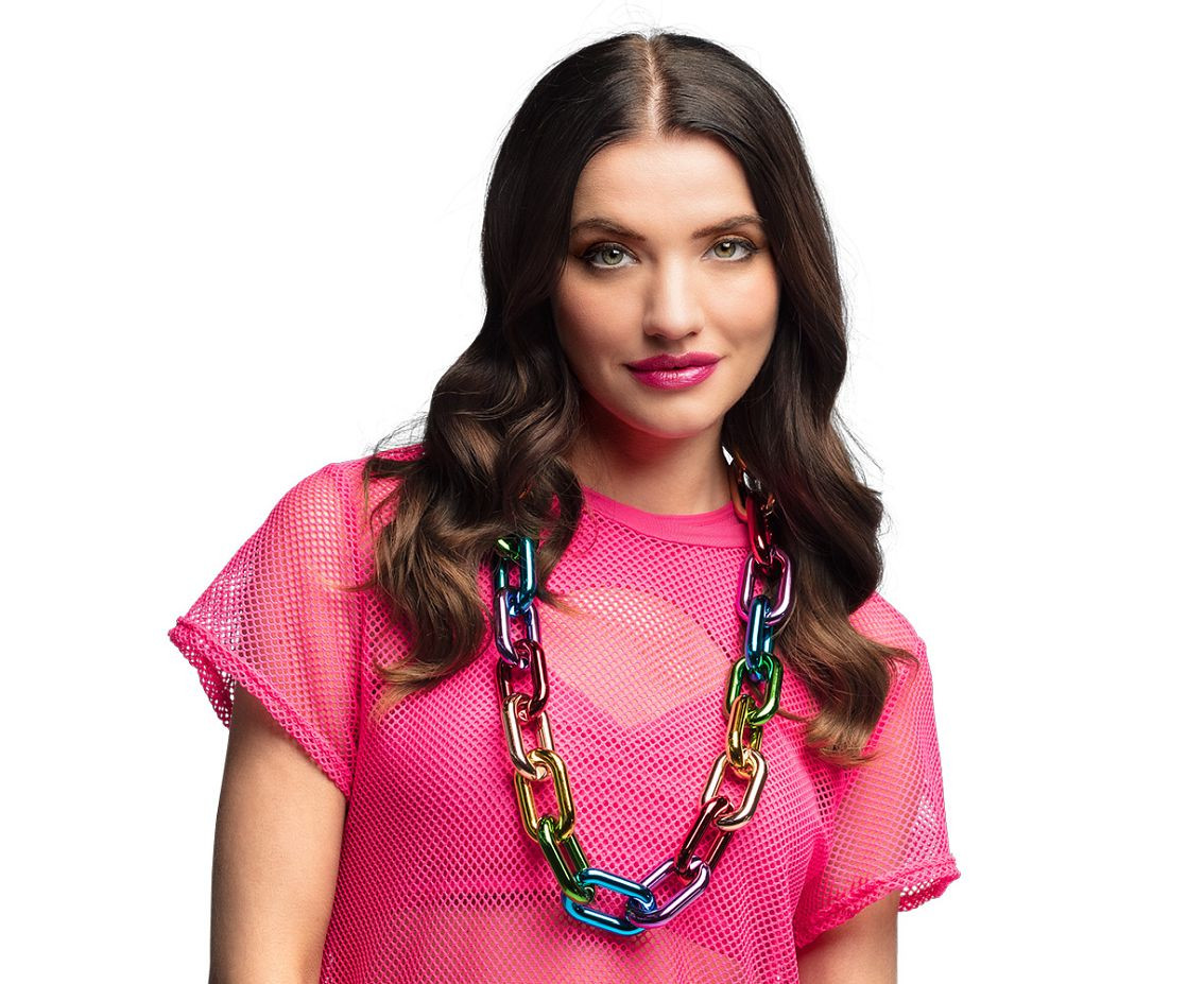 Rainbow necklace, 1 pc