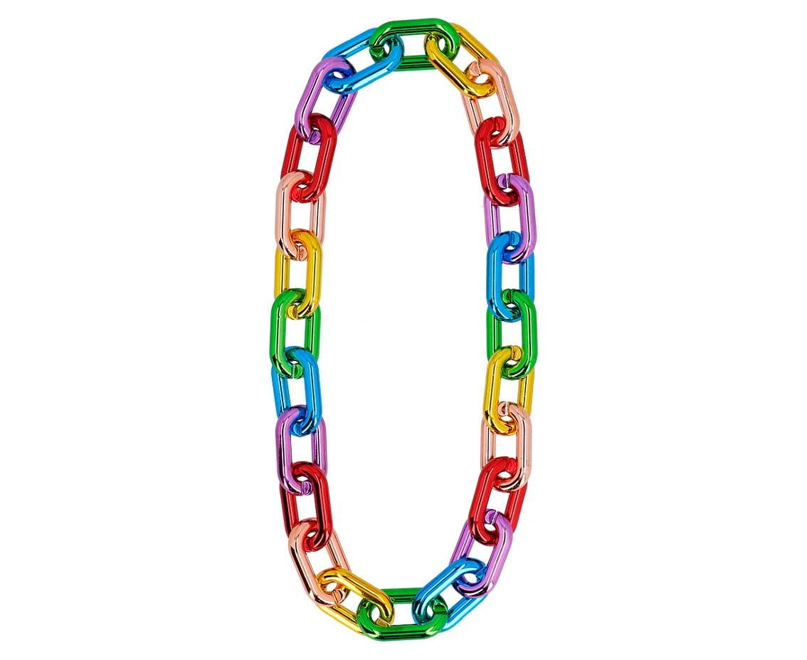 Rainbow necklace, 1 pc