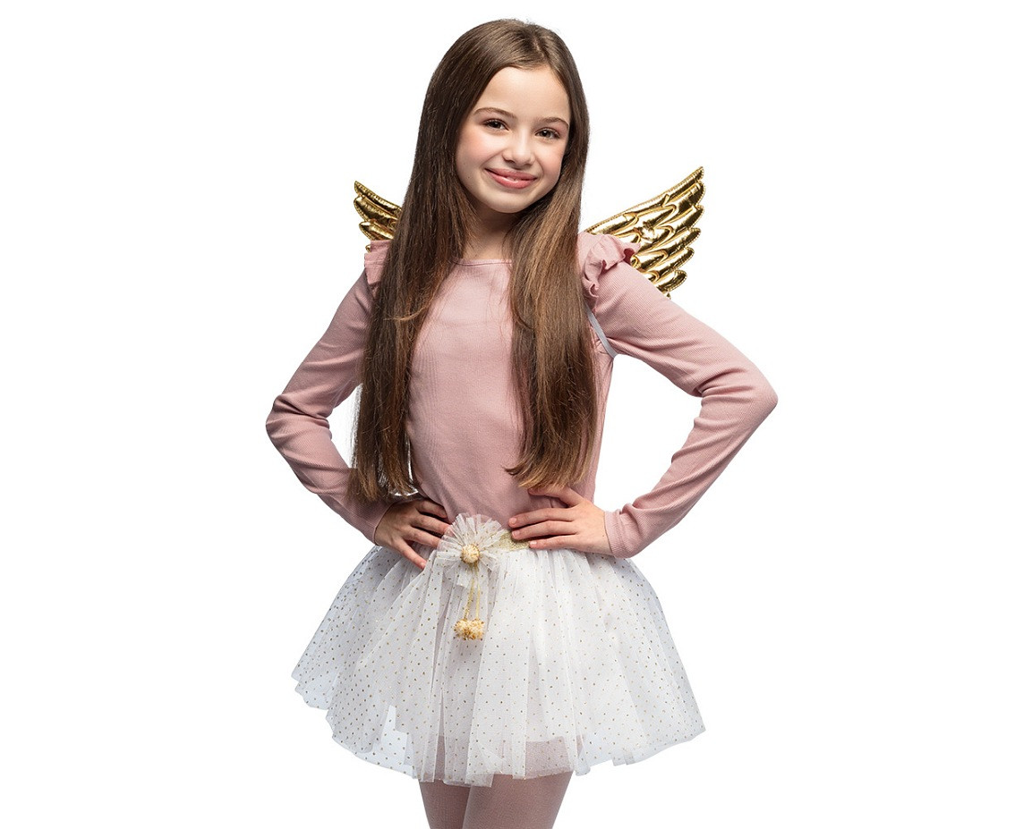 Set Angel gold (wings and tutu)