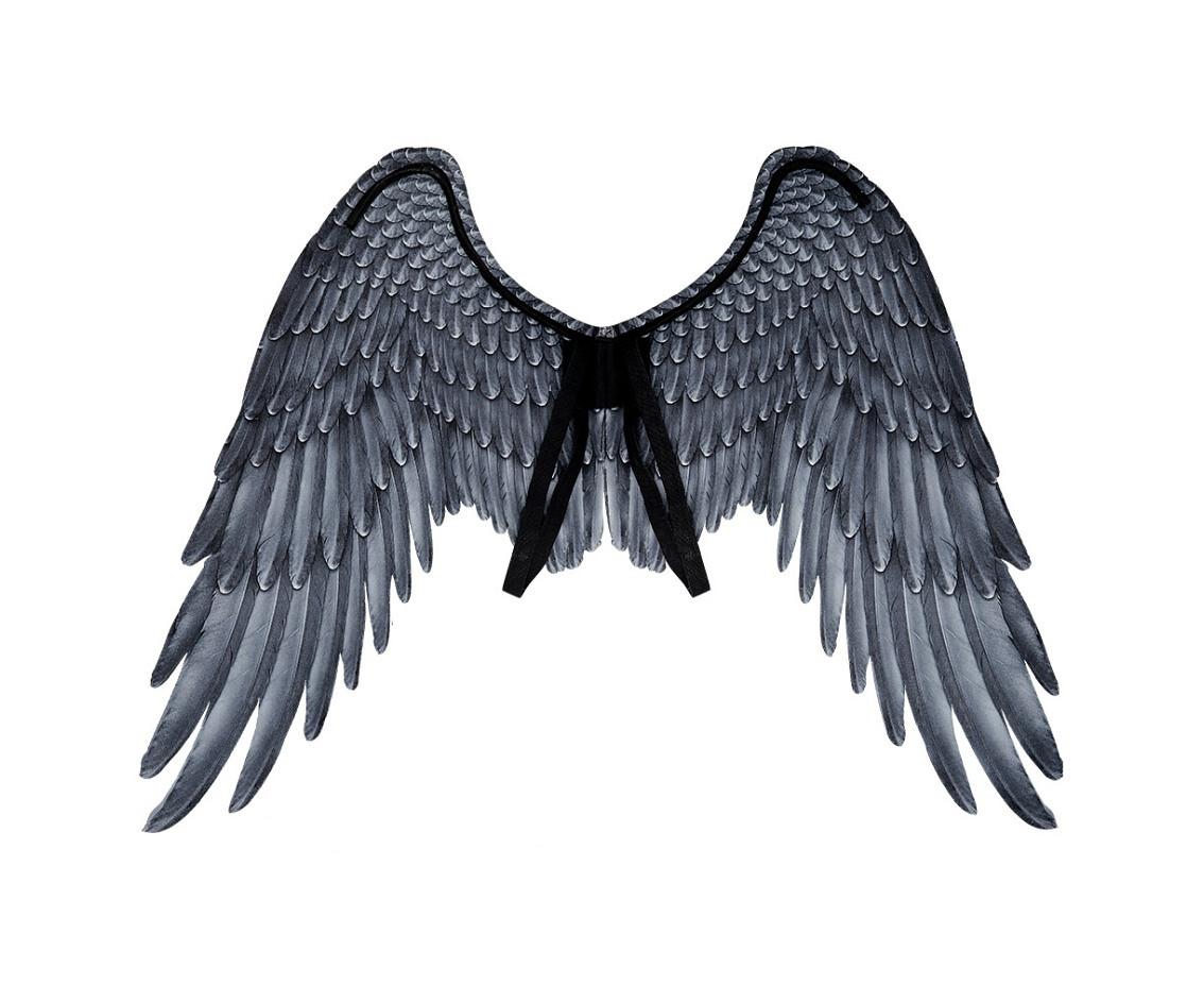 Wings Archangel black (95 x 75 cm)