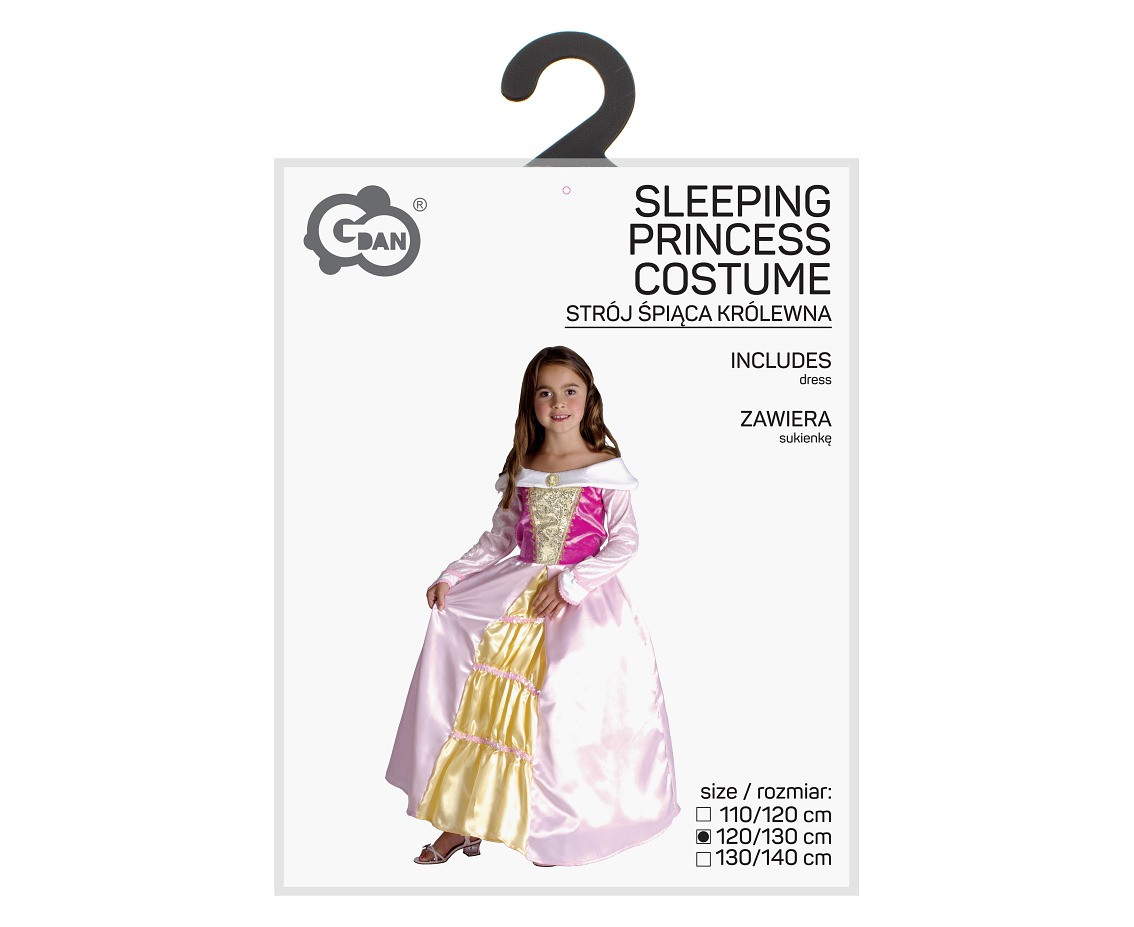 Costume for kids Sleeping Princess (dress), size 120/130 cm