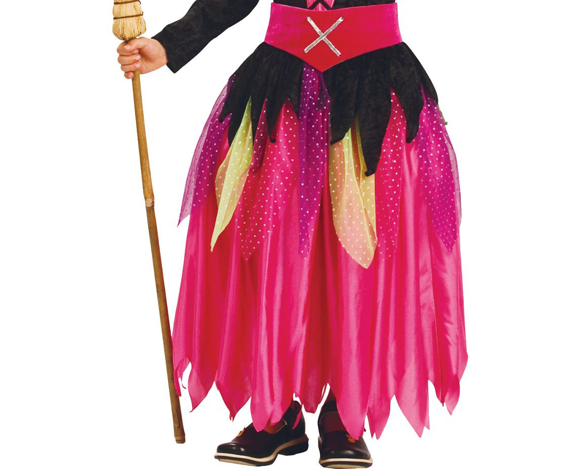 Role play-set for kids Trendy WItch (dress, hat, belt), size 120/130 cm