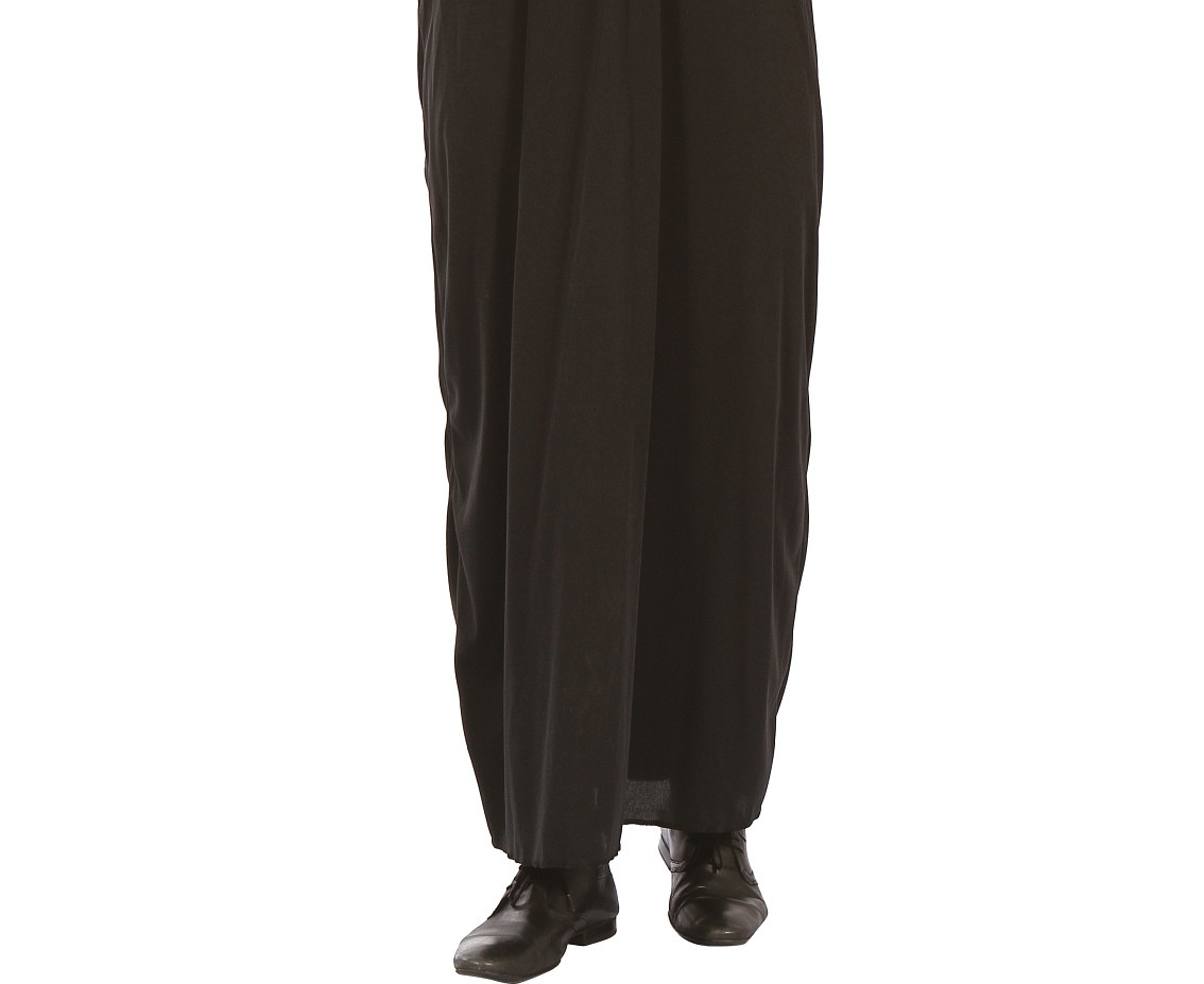 Costume for adult Priest (robe with collar), one size