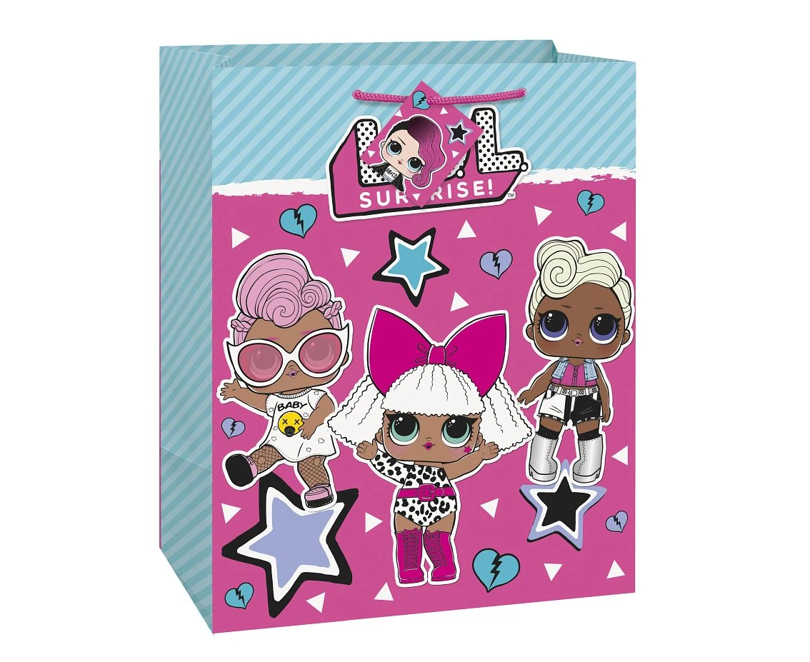 Gift bag LOL SURPRISE 33 x 26 cm, 1 pc EOL