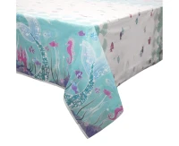 Plastic table cloth Mermaid 1,37 x 2.13 m