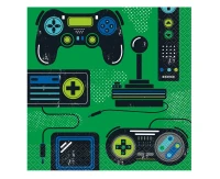 Paper napkins GAMER, 16 pcs