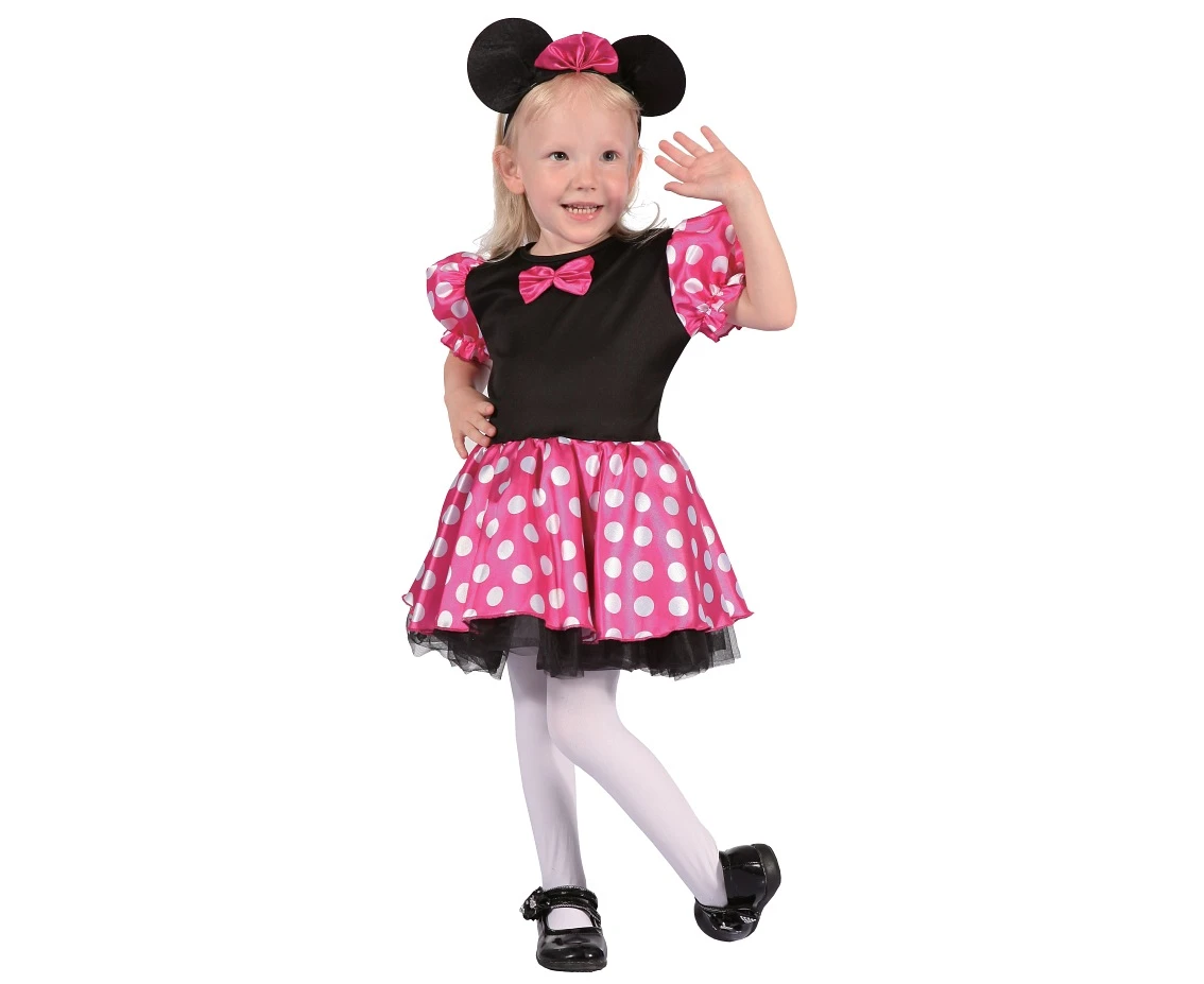 Role play-set for child Black Mouse (dress, hairband), size 92/104 cm