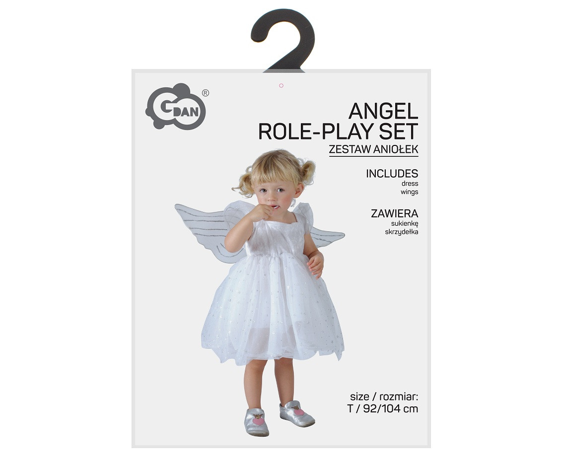 Role play-set for child Angel (dress, wings), size 92/104 cm
