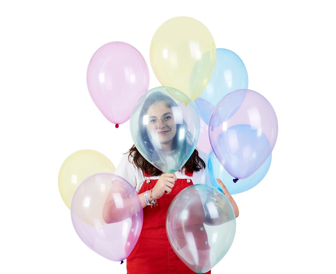 Balloons Gemar 12", crystal mix, 100pcs EOL