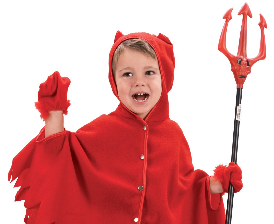 Role play-set for child Little Devil (hooded cape, mittens), size 92/104 cm