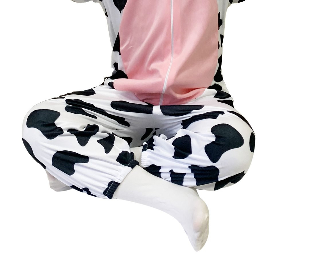 Costume for child Little Cow (hooded jumpsuit), size 92/104 cm