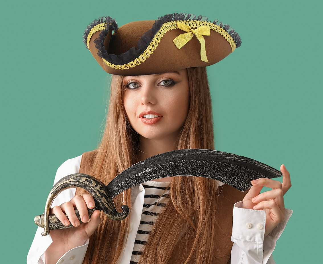 Pirate Hat, brown