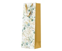 PAW Gift bag wine Eucaliptus Leaves, 12x37x10 cm