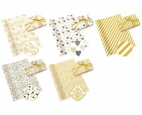 PAW Paper Wrap Neutral 31, mix patterns 70x200 cm