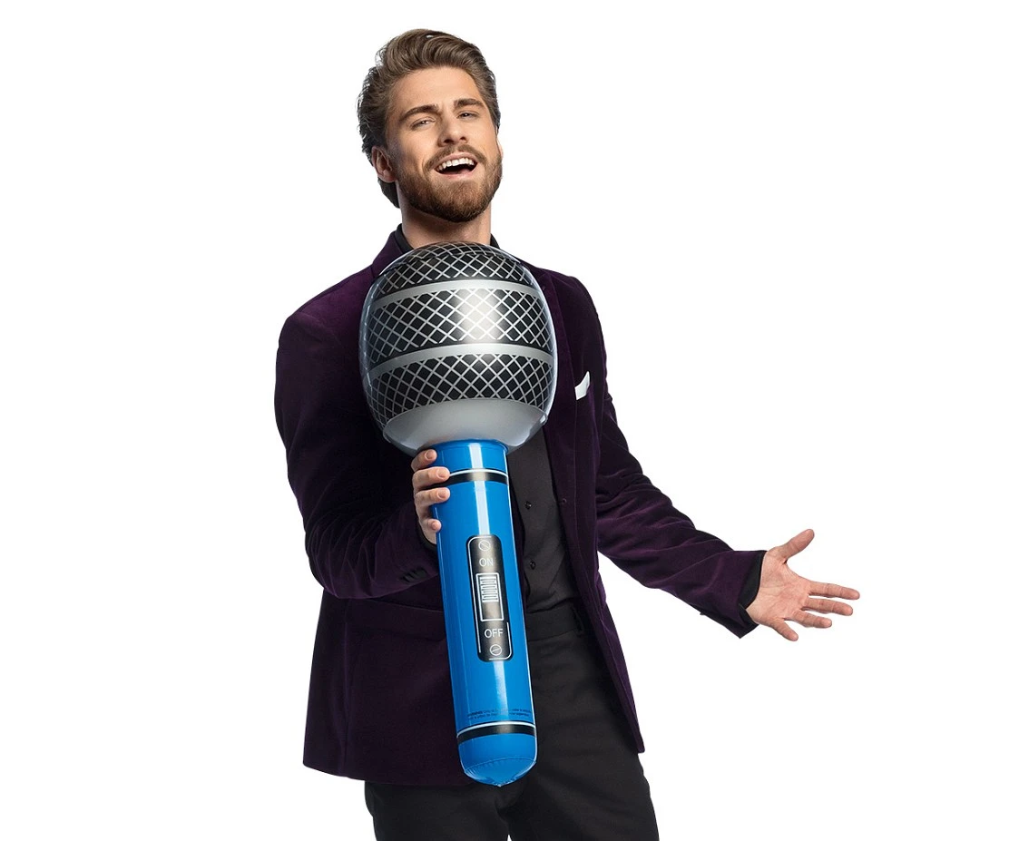 Inflatable microphone, 76 cm