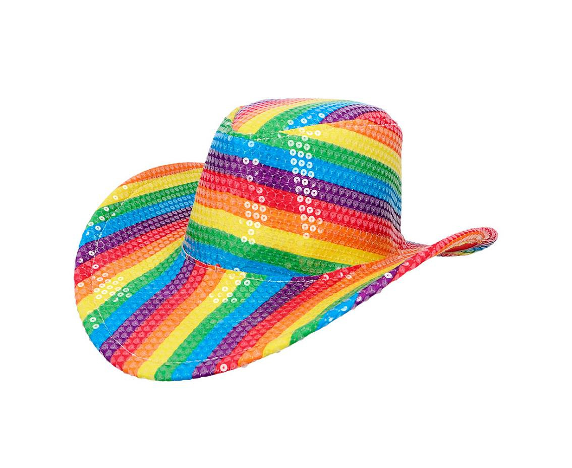Rainbow Cowboy Hat