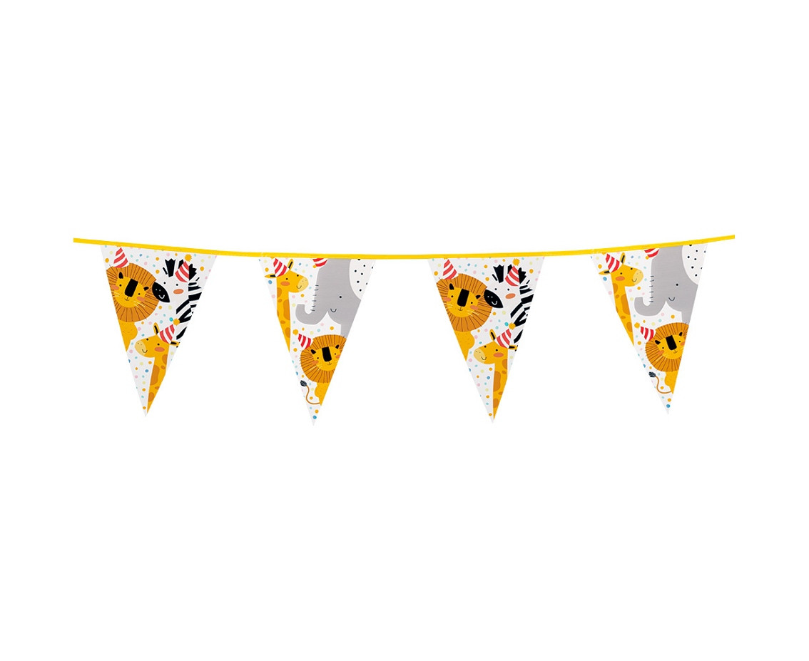 Banner with flag Safari, 30 x 20 cm, 6m