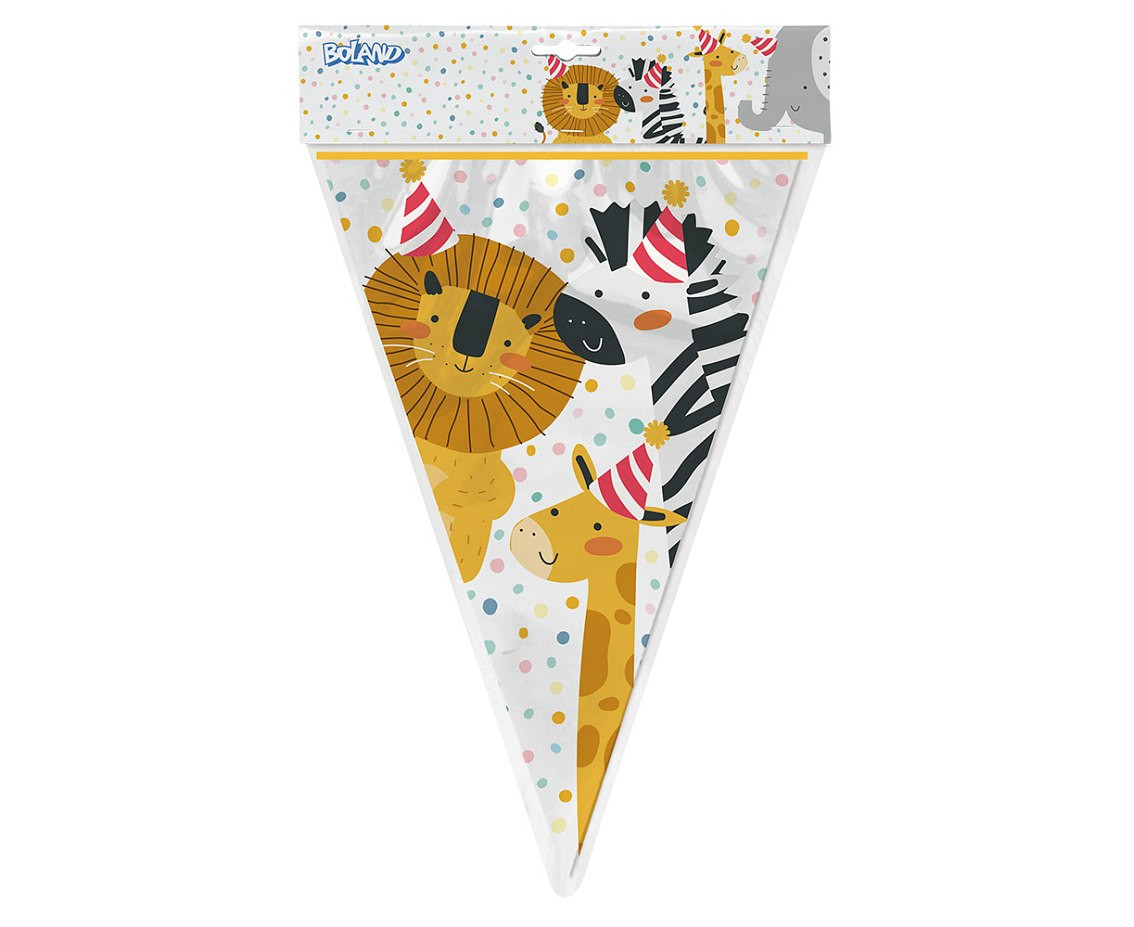 Banner with flag Safari, 30 x 20 cm, 6m
