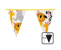 Banner with flag Safari, 30 x 20 cm, 6m
