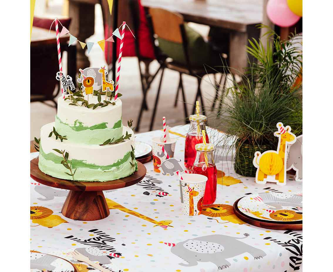 Safari paper plates, 23 cm, 8 pcs.