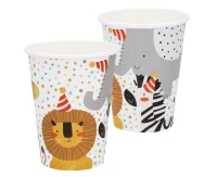 Safari paper cups, 250 ml, 8 pcs.