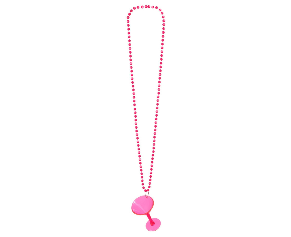 Necklace with a shot-glass, 3 colors , 1 pc