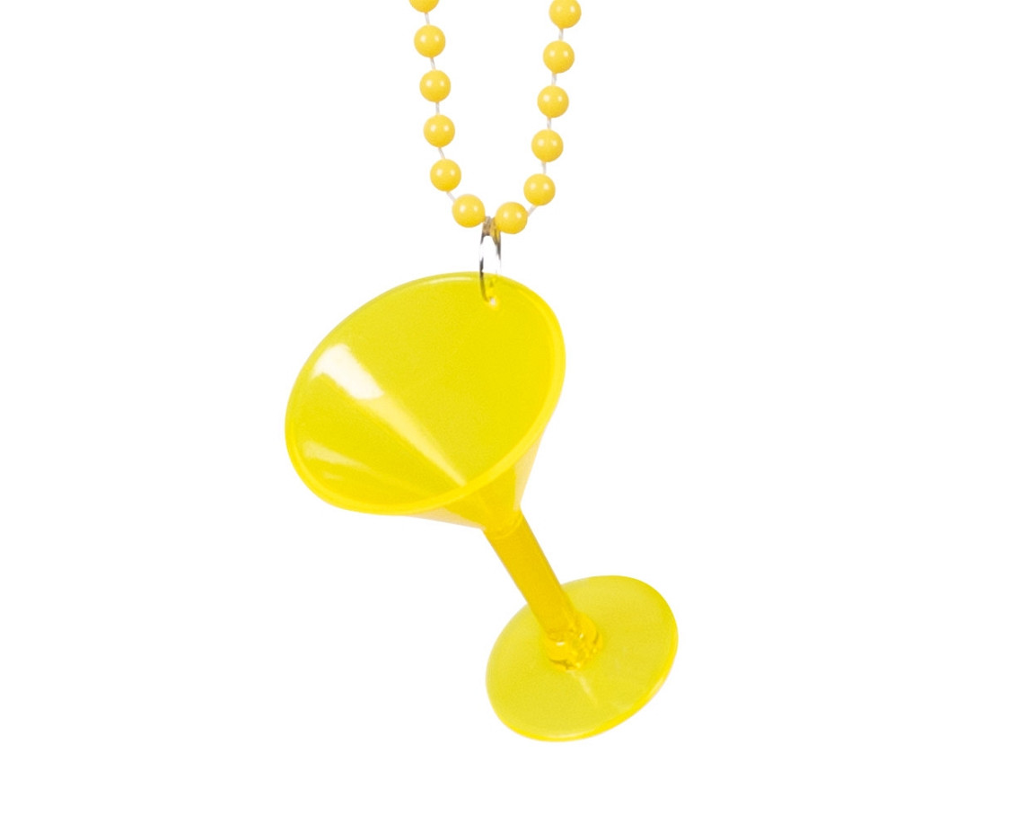 Necklace with a shot-glass, 3 colors , 1 pc