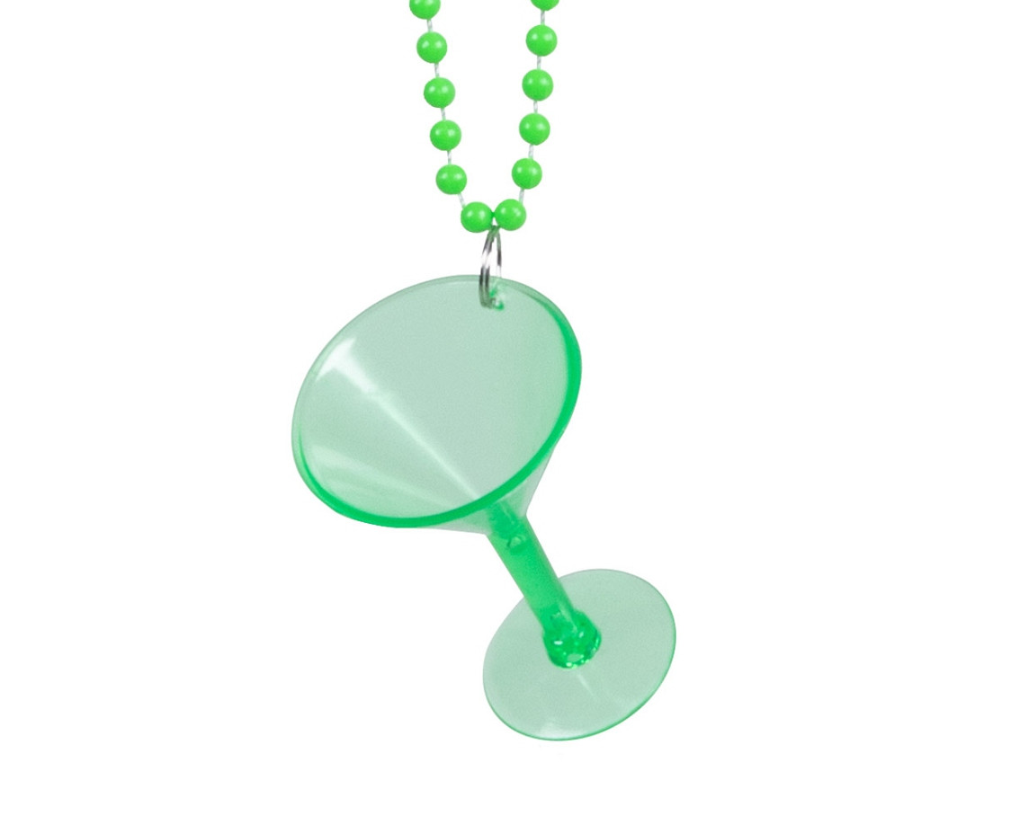 Necklace with a shot-glass, 3 colors , 1 pc