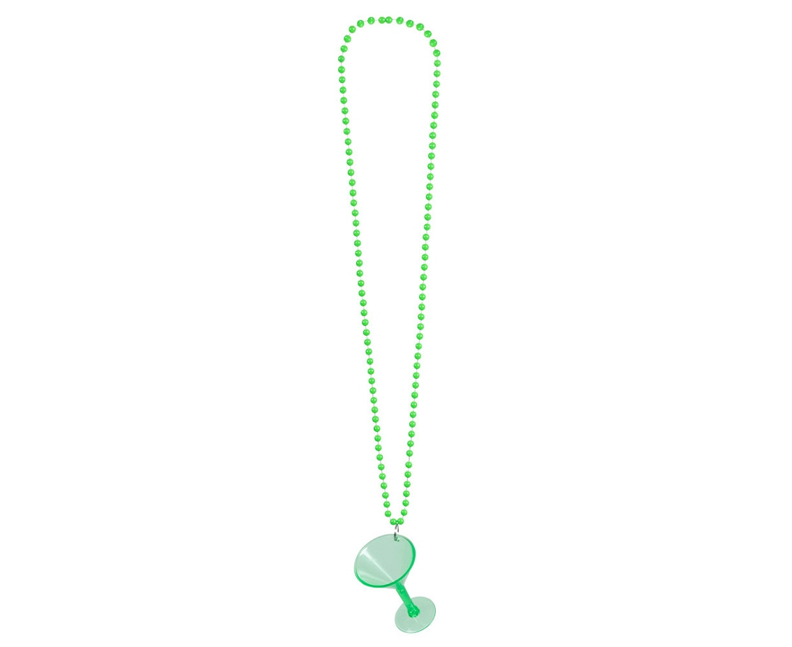 Necklace with a shot-glass, 3 colors , 1 pc