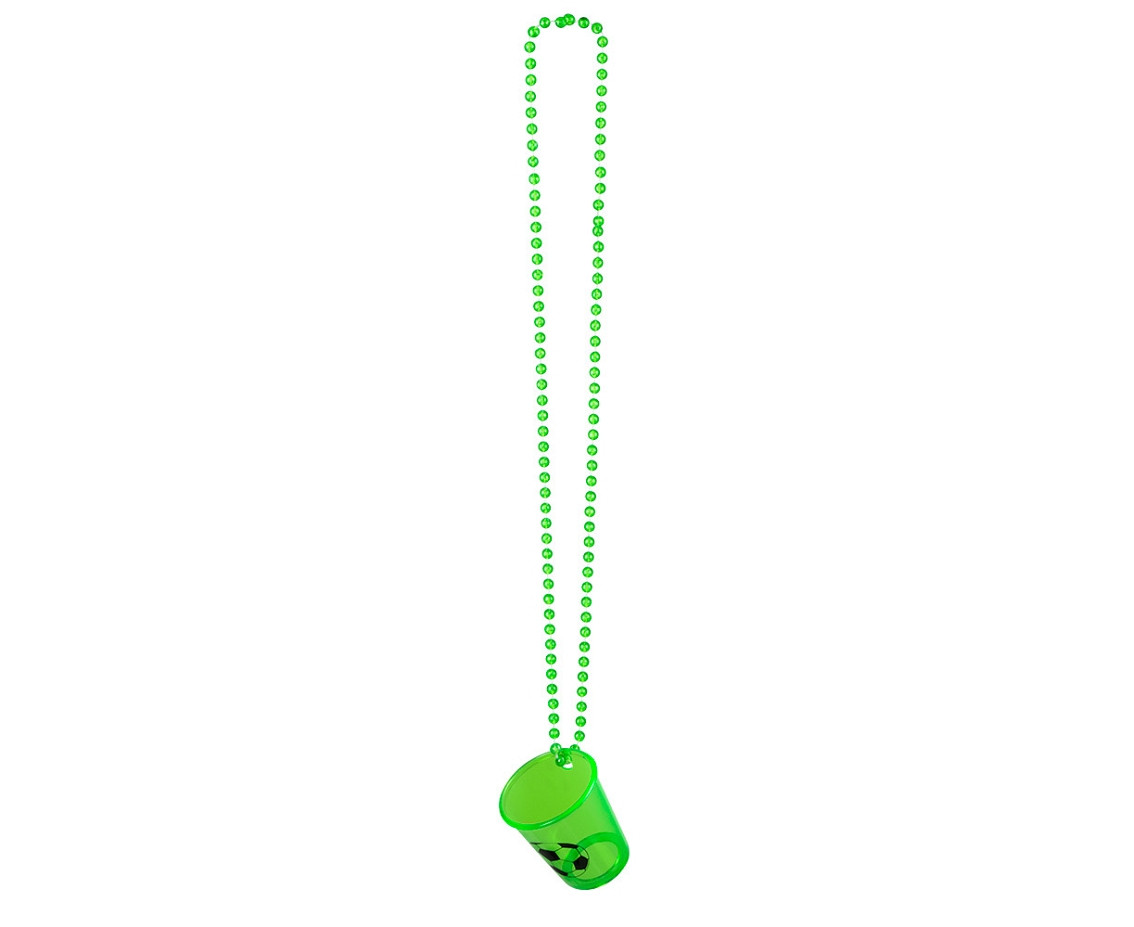 Soccer Glass Necklace