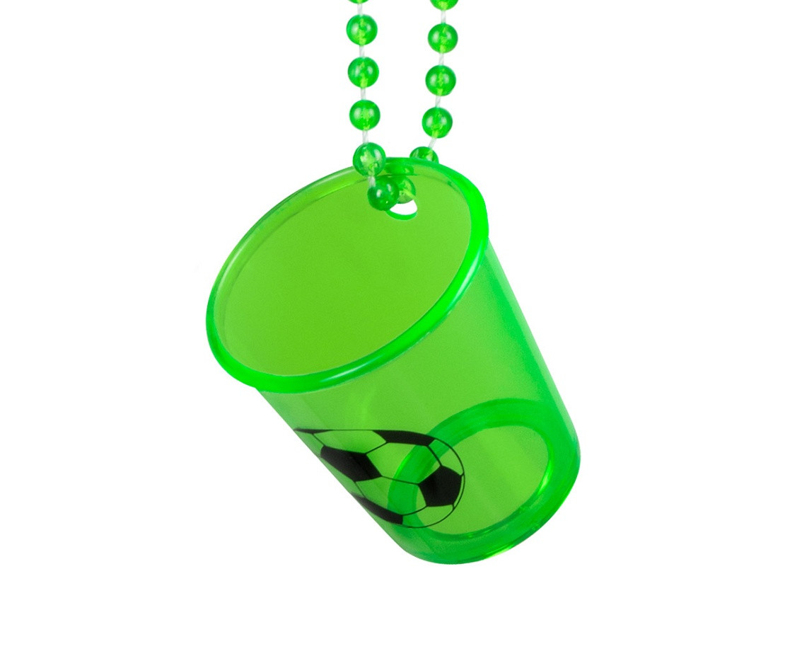 Soccer Glass Necklace