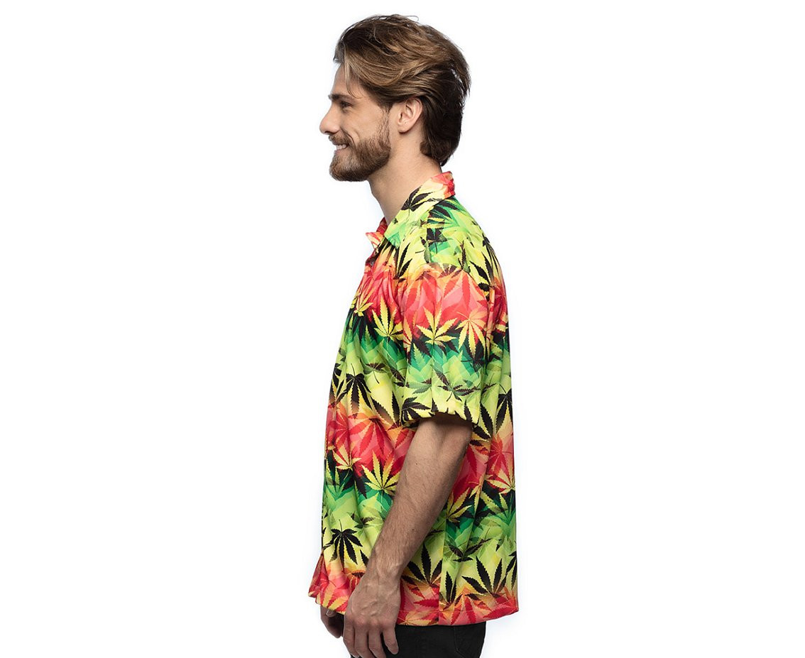 Hawaiian Herb Rastafari shirt, size L