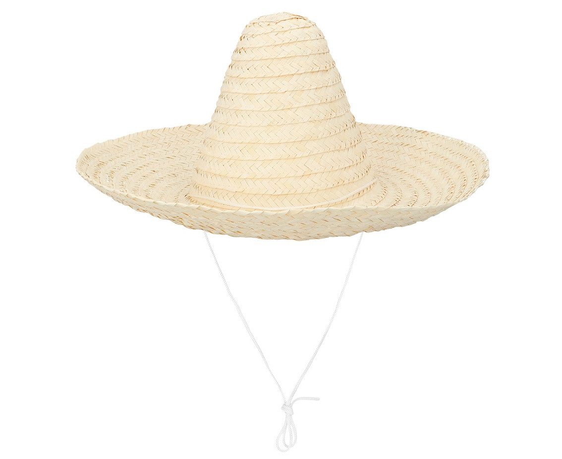 Sombrero hat, beige, 49 cm