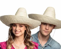 Sombrero hat, beige, 49 cm